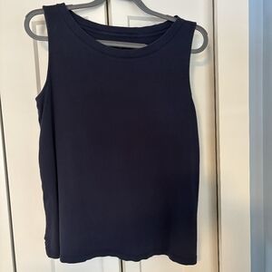 J Jill Navy Tank Top